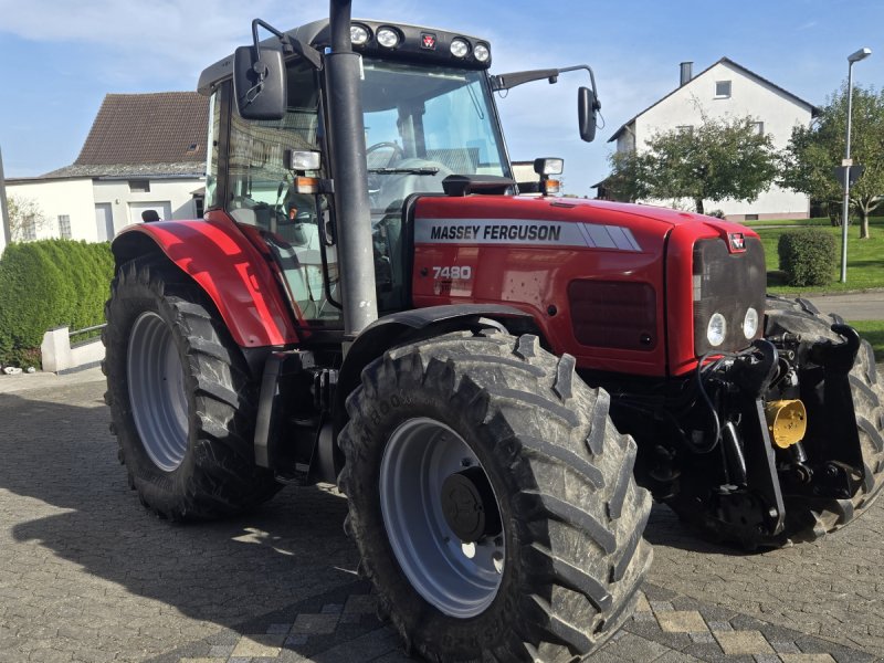 Traktor del tipo Massey Ferguson 7480, Gebrauchtmaschine en Hilpoltstein (Imagen 1)