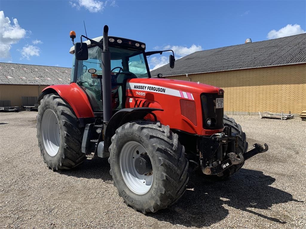 Traktor du type Massey Ferguson 7495 Dyna VT Affjedret foraksel, luftaffjederet Kabine,, Gebrauchtmaschine en Tinglev (Photo 1)