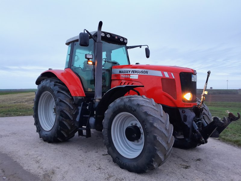 Traktor типа Massey Ferguson 7495, Gebrauchtmaschine в Rittershausen (Фотография 1)