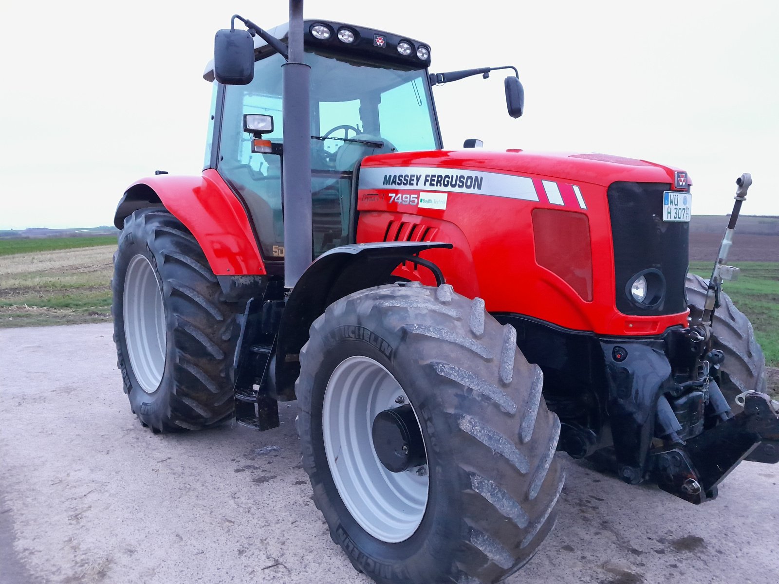 Traktor типа Massey Ferguson 7495, Gebrauchtmaschine в Rittershausen (Фотография 3)