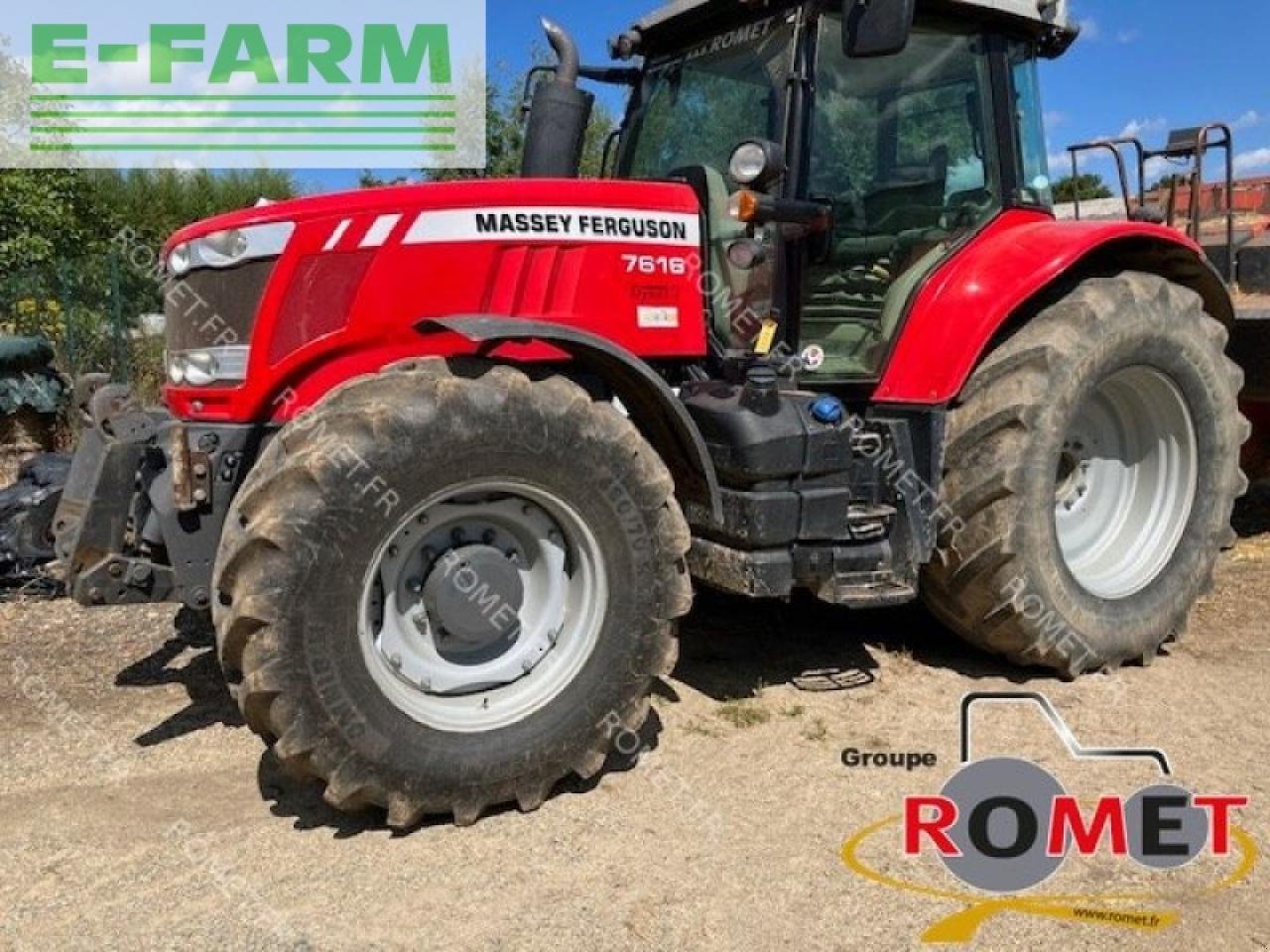 Traktor типа Massey Ferguson 7616 dv ef, Gebrauchtmaschine в GENNES-SUR-GLAIZE (Фотография 1)