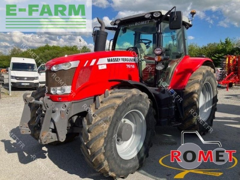 Traktor типа Massey Ferguson 7618 d6 ef, Gebrauchtmaschine в GENNES-SUR-GLAIZE (Фотография 1)