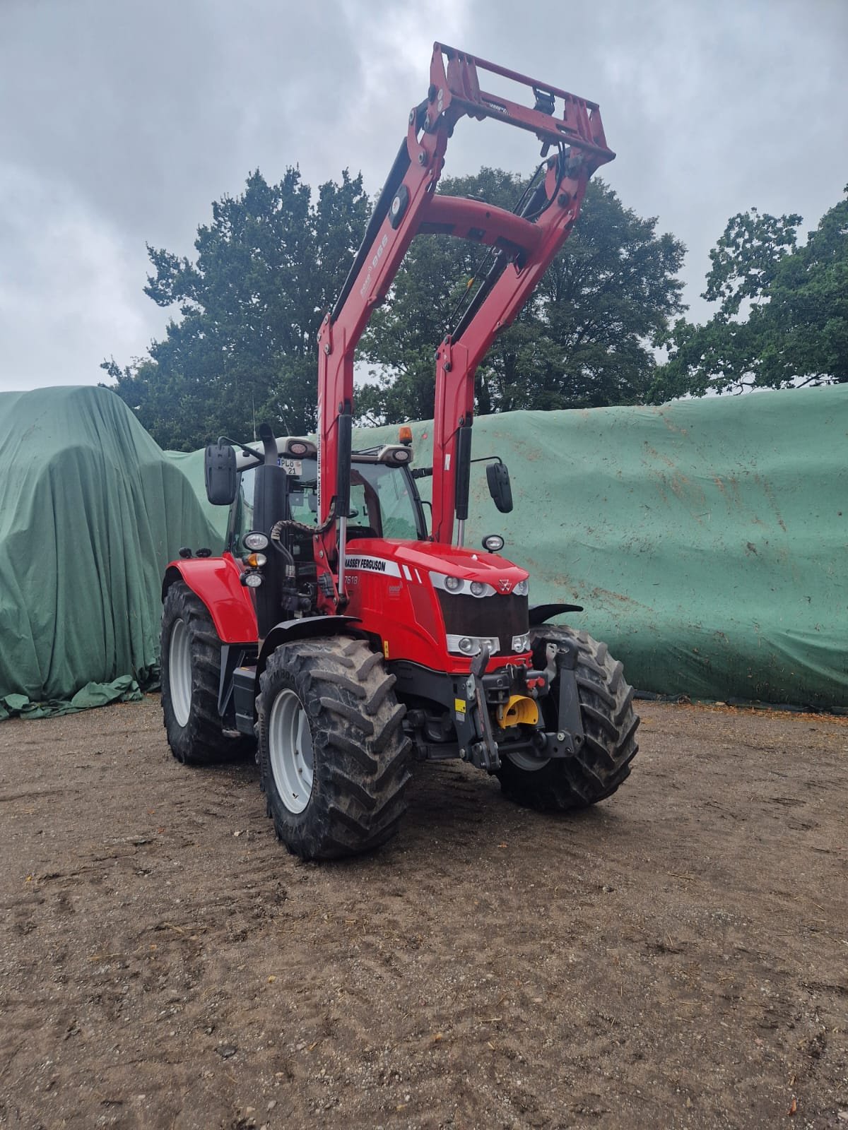 Traktor van het type Massey Ferguson 7618 Dyna 6, Gebrauchtmaschine in Schwentinental (Foto 13)