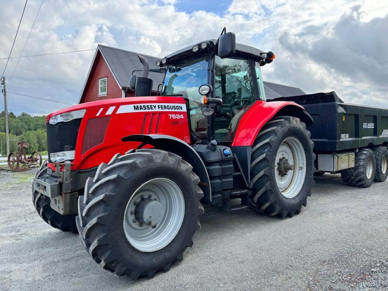 Traktor типа Massey Ferguson 7624 Dyna VT mit 14 t Kipper, Gebrauchtmaschine в Pragsdorf (Фотография 2)