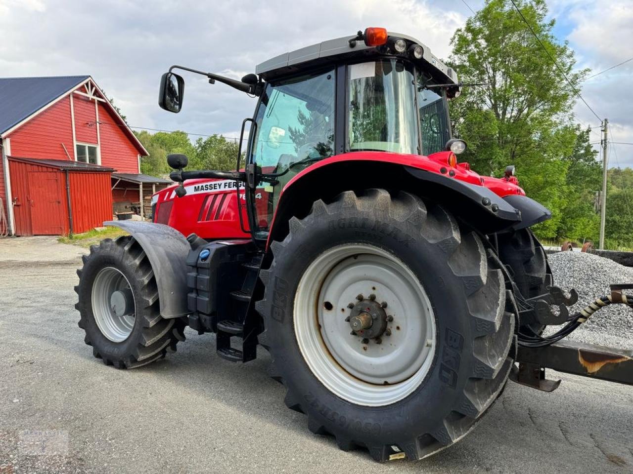 Traktor del tipo Massey Ferguson 7624 Dyna VT mit 14 t Kipper, Gebrauchtmaschine en Pragsdorf (Imagen 3)