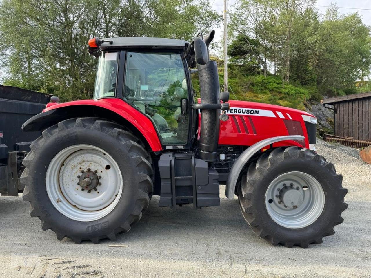 Traktor Türe ait Massey Ferguson 7624 Dyna VT mit 14 t Kipper, Gebrauchtmaschine içinde Pragsdorf (resim 11)