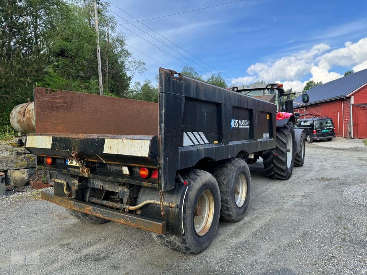 Traktor tipa Massey Ferguson 7624 Dyna VT mit 14 t Kipper, Gebrauchtmaschine u Pragsdorf (Slika 13)