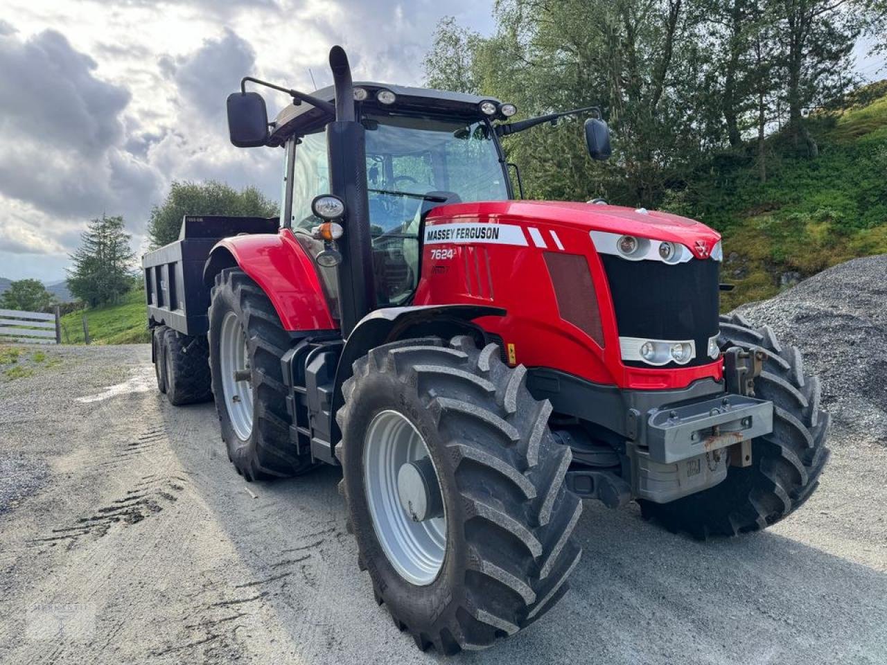 Traktor tipa Massey Ferguson 7624 Dyna VT mit 14 t Kipper, Gebrauchtmaschine u Pragsdorf (Slika 14)