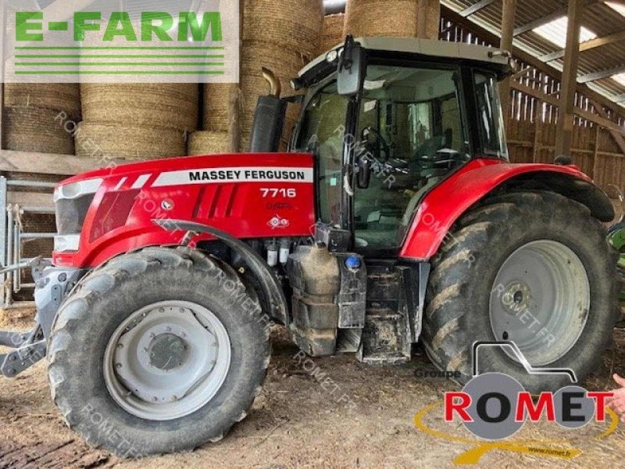 Traktor типа Massey Ferguson 7716 d6 ef Efficient, Gebrauchtmaschine в GENNES-SUR-GLAIZE (Фотография 8)