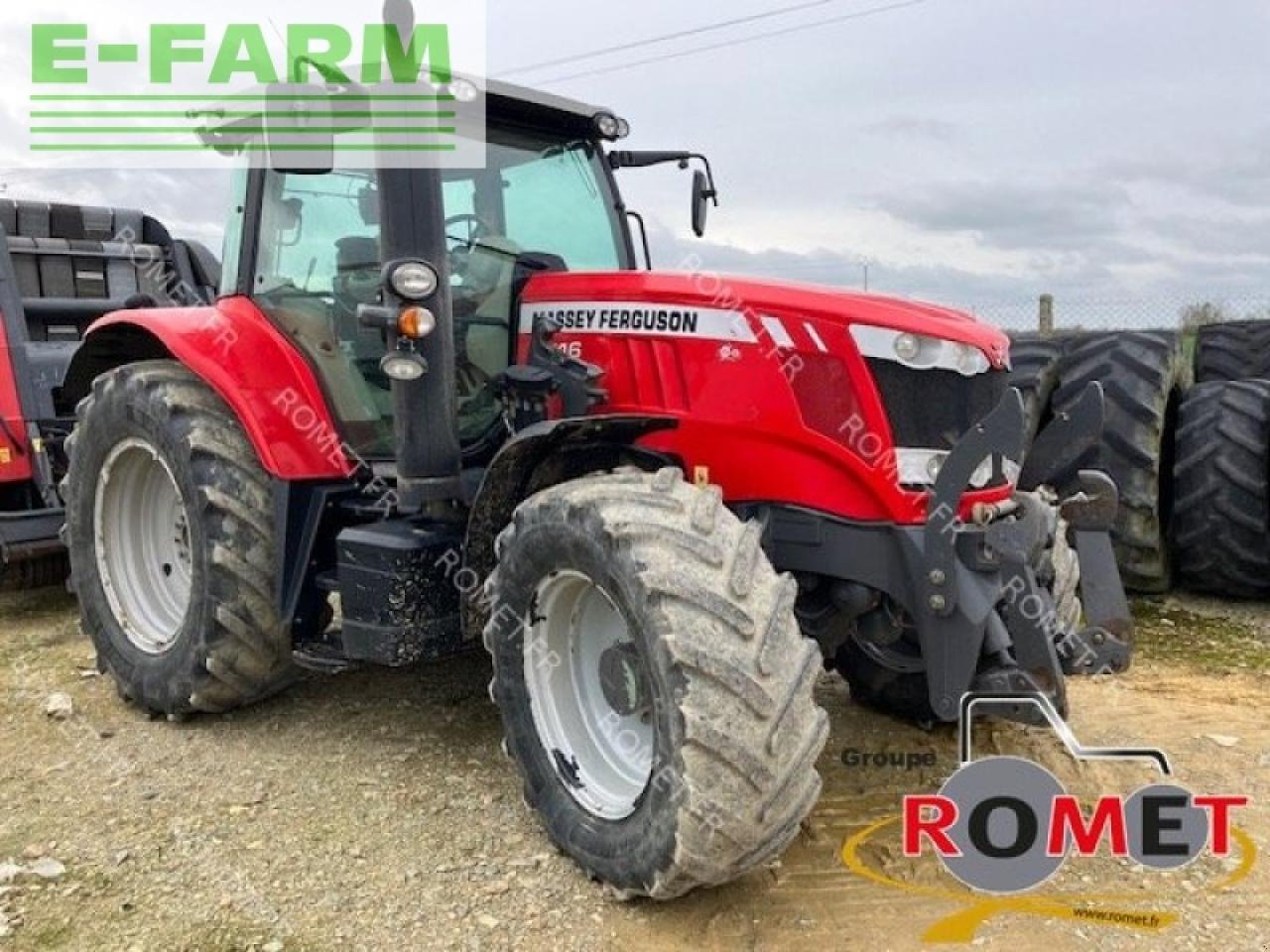 Traktor typu Massey Ferguson 7716 d6 ef Efficient, Gebrauchtmaschine w GENNES-SUR-GLAIZE (Zdjęcie 6)