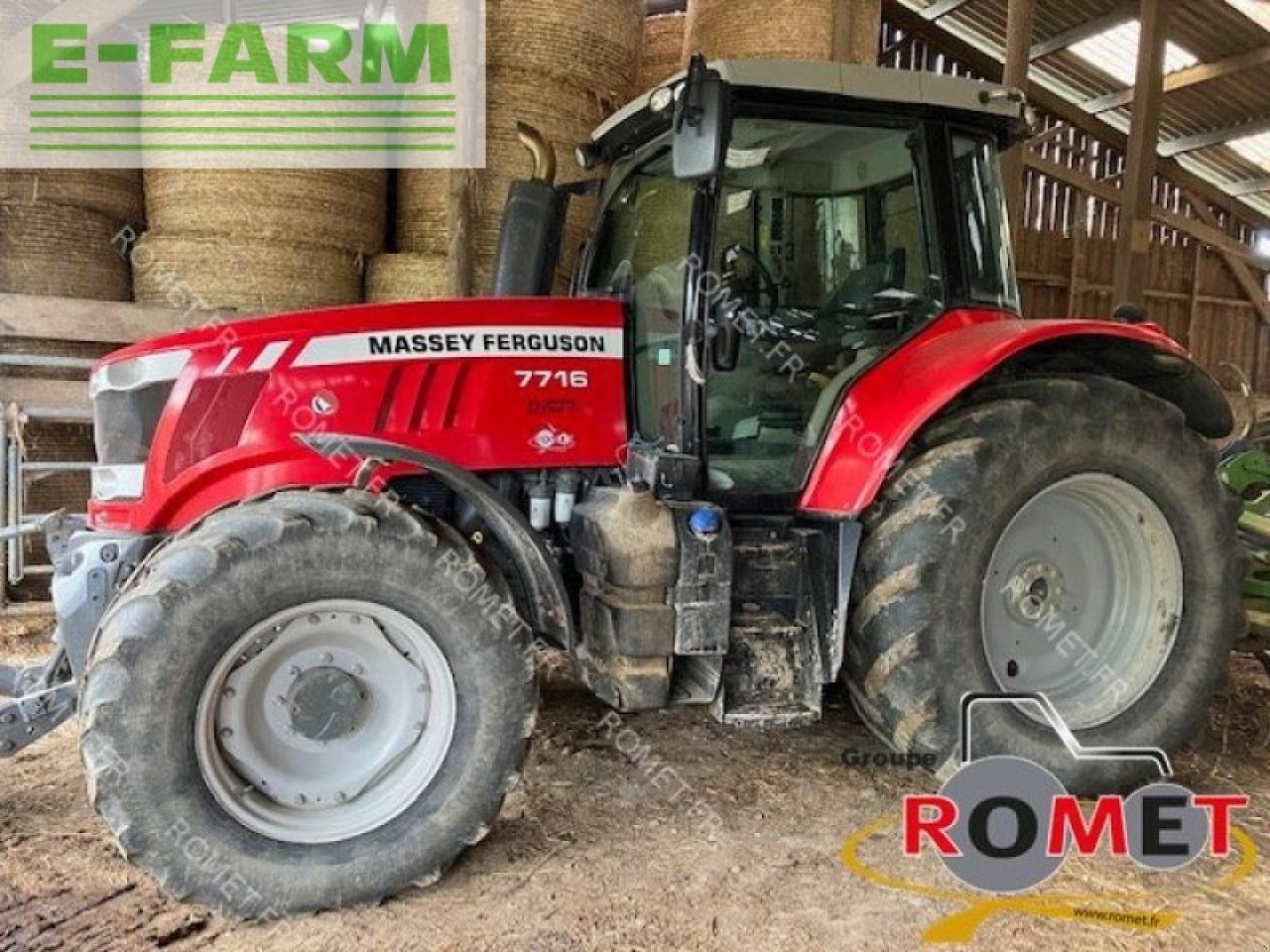 Traktor του τύπου Massey Ferguson 7716 d6 ef Efficient, Gebrauchtmaschine σε GENNES-SUR-GLAIZE (Φωτογραφία 9)