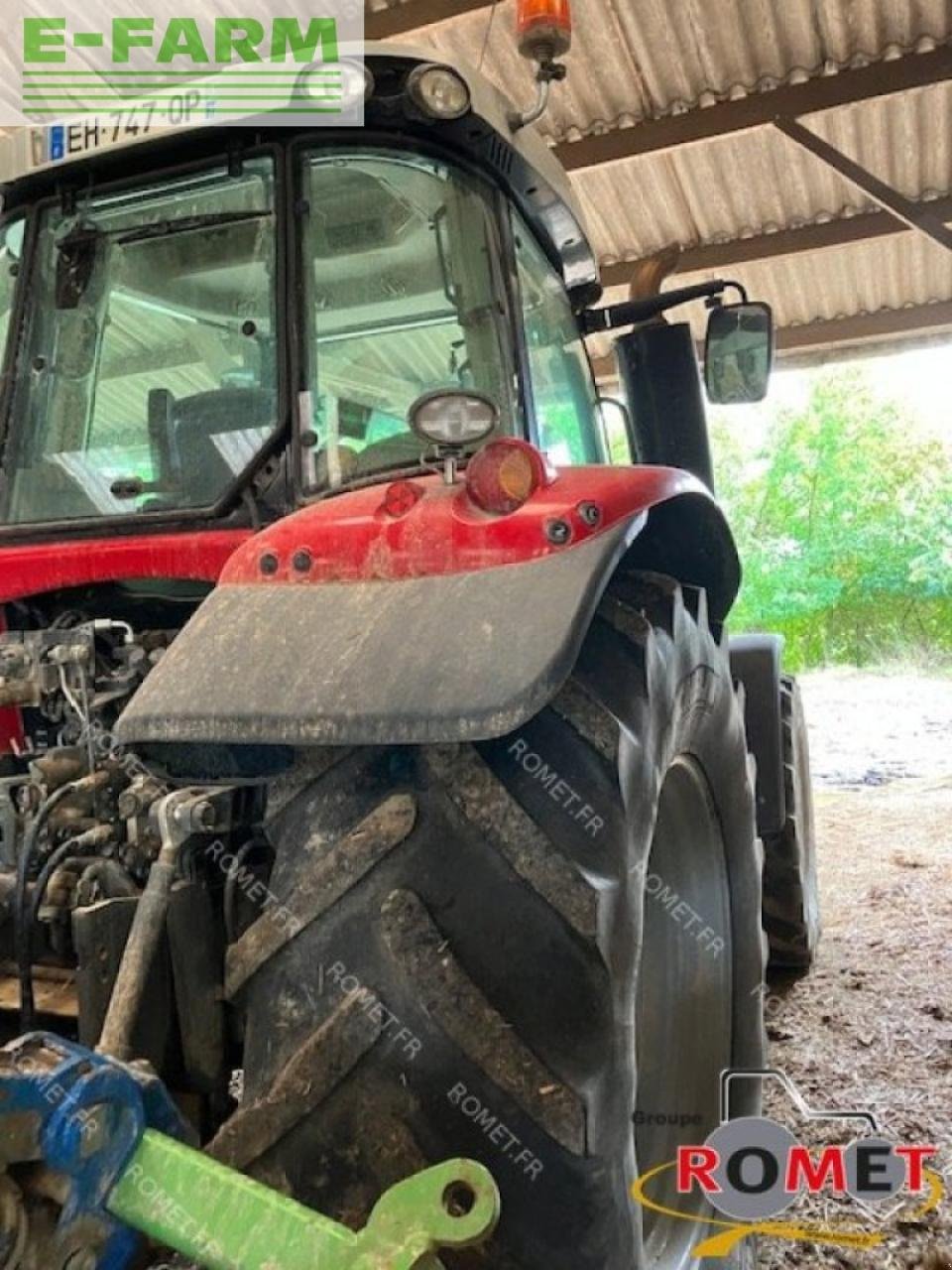 Traktor Türe ait Massey Ferguson 7716 d6 ef Efficient, Gebrauchtmaschine içinde GENNES-SUR-GLAIZE (resim 4)