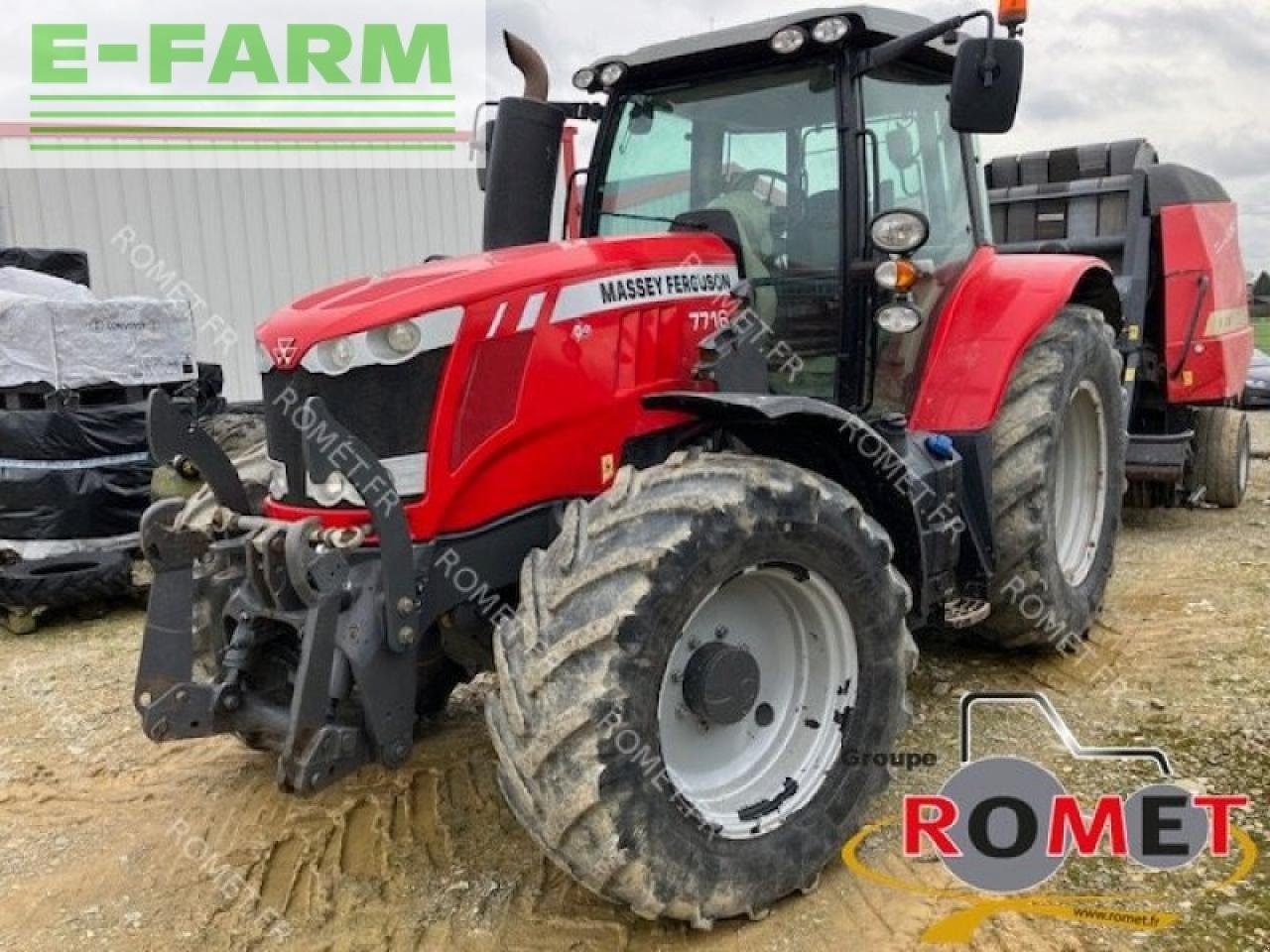 Traktor του τύπου Massey Ferguson 7716 d6 ef, Gebrauchtmaschine σε GENNES-SUR-GLAIZE (Φωτογραφία 1)