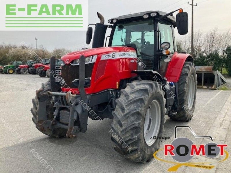 Traktor typu Massey Ferguson 7716 s d6 ef mr, Gebrauchtmaschine w GENNES-SUR-GLAIZE (Zdjęcie 1)