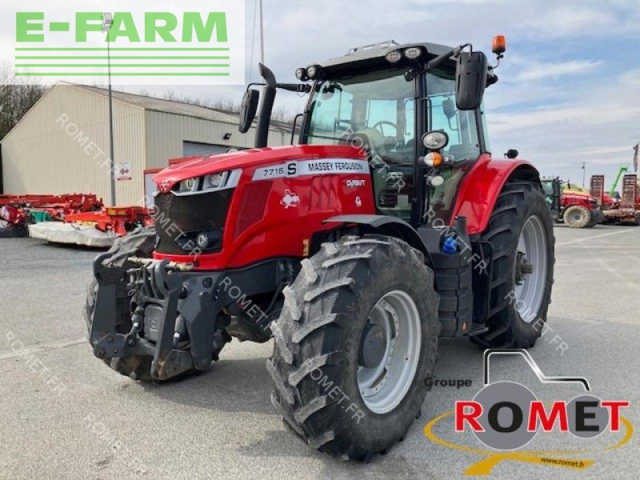 Traktor του τύπου Massey Ferguson 7716 s dv ex mr Exclusive, Gebrauchtmaschine σε GENNES-SUR-GLAIZE (Φωτογραφία 1)