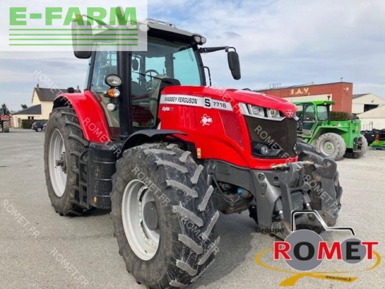 Traktor του τύπου Massey Ferguson 7716 s dv ex mr, Gebrauchtmaschine σε GENNES-SUR-GLAIZE (Φωτογραφία 2)