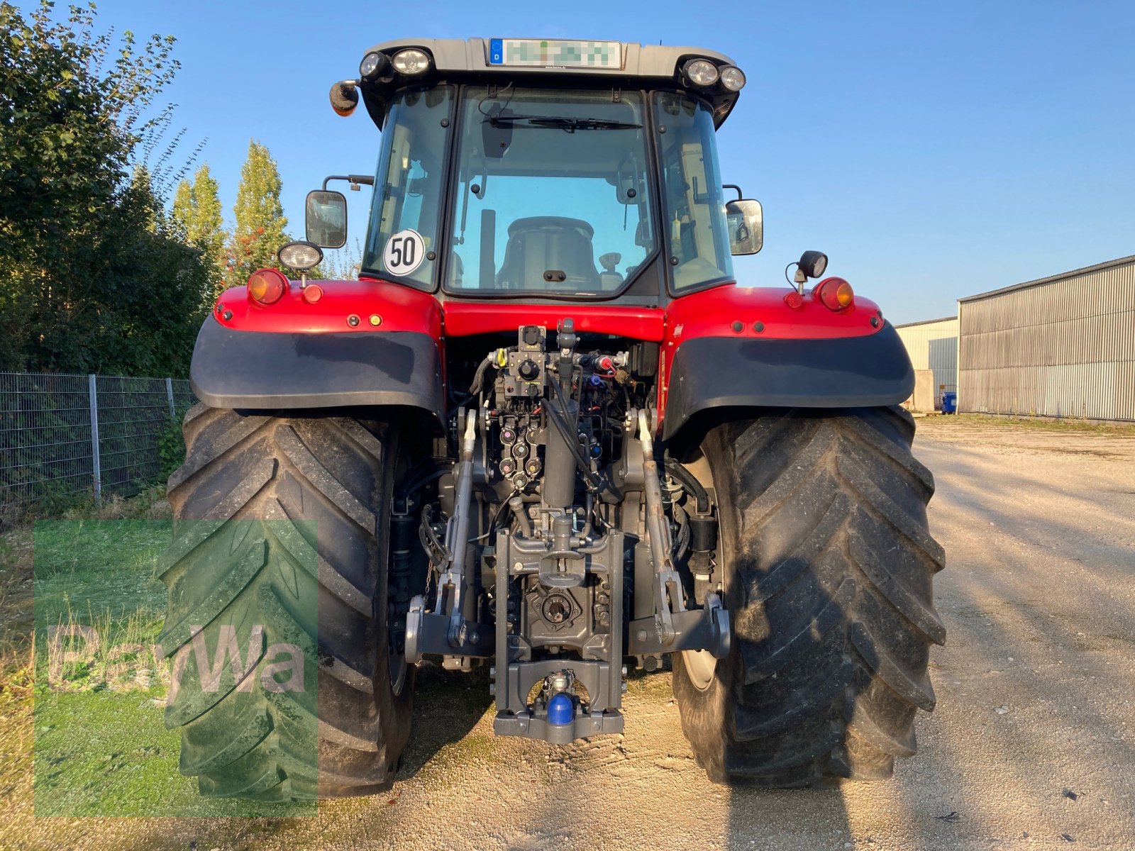 Traktor des Typs Massey Ferguson 7718 DYNA VT EXCLUSIVE, Gebrauchtmaschine in Oettingen (Bild 4)