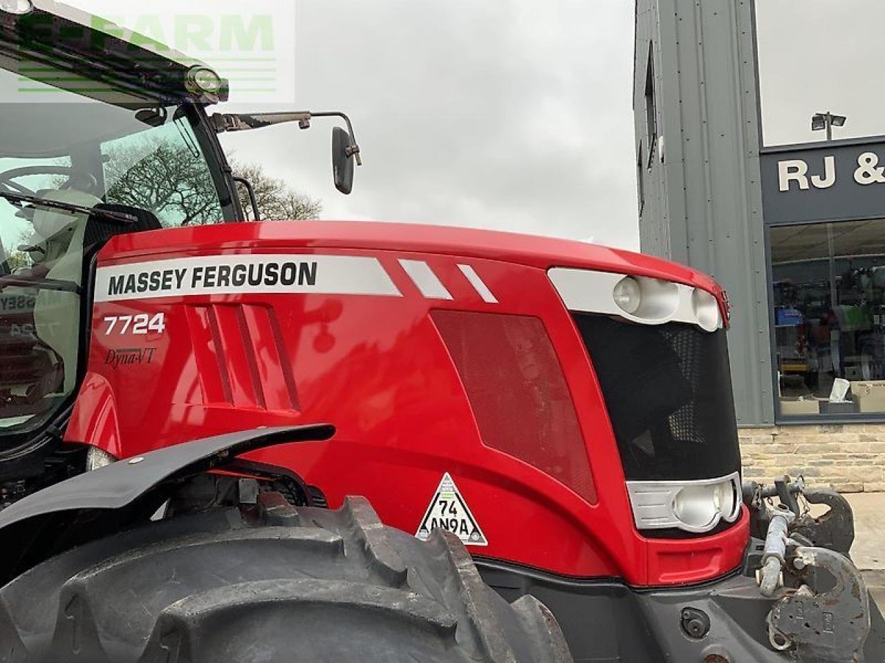 Traktor του τύπου Massey Ferguson 7724 dyna vt tractor (st21516), Gebrauchtmaschine σε SHAFTESBURY (Φωτογραφία 12)