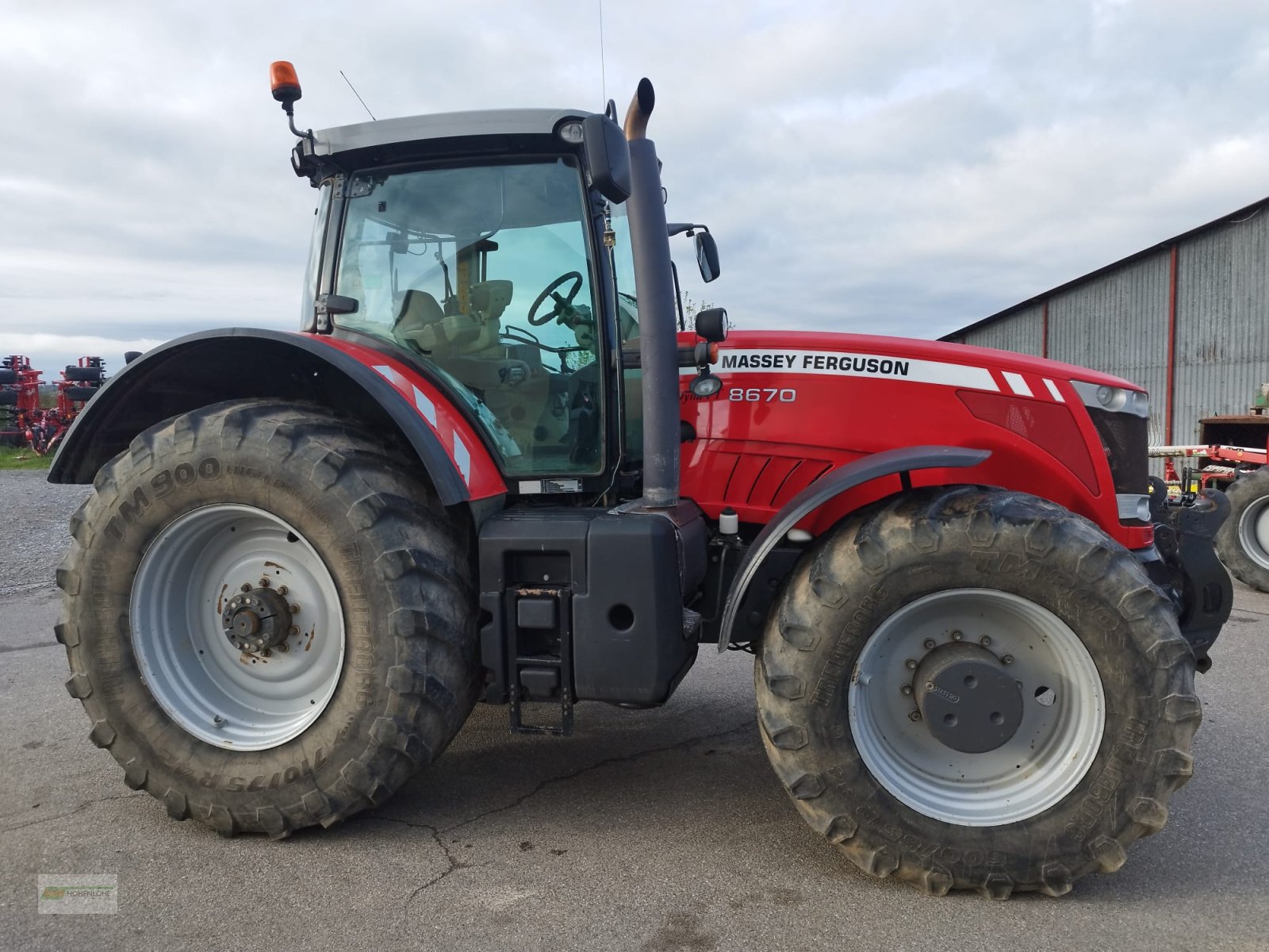 Traktor van het type Massey Ferguson 8670 DYNA VT, Gebrauchtmaschine in Waldenburg (Foto 2)