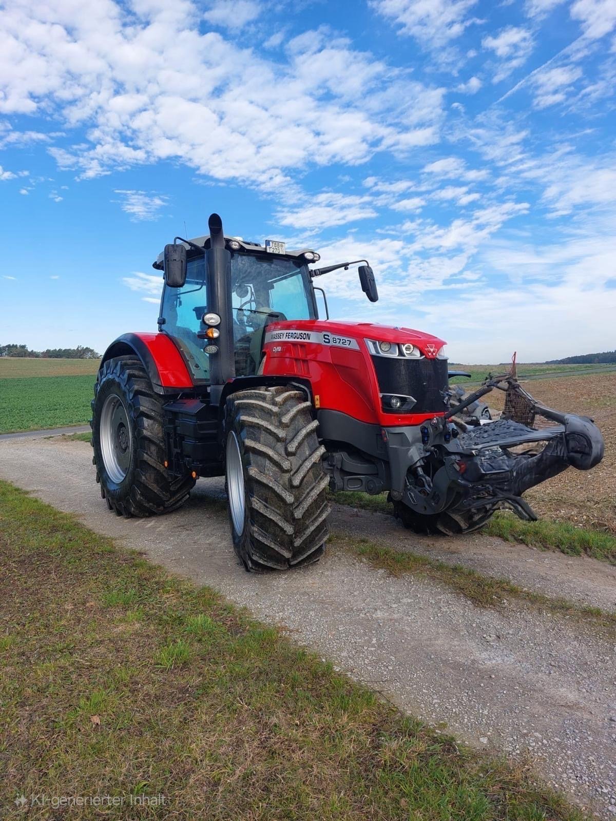 Traktor des Typs Massey Ferguson 8727 D-VT Exclusive, Gebrauchtmaschine in Essfeld (Bild 1)