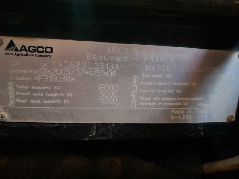 Traktor tip Massey Ferguson 8730, Gebrauchtmaschine in Belleville sur Meuse (Poză 2)