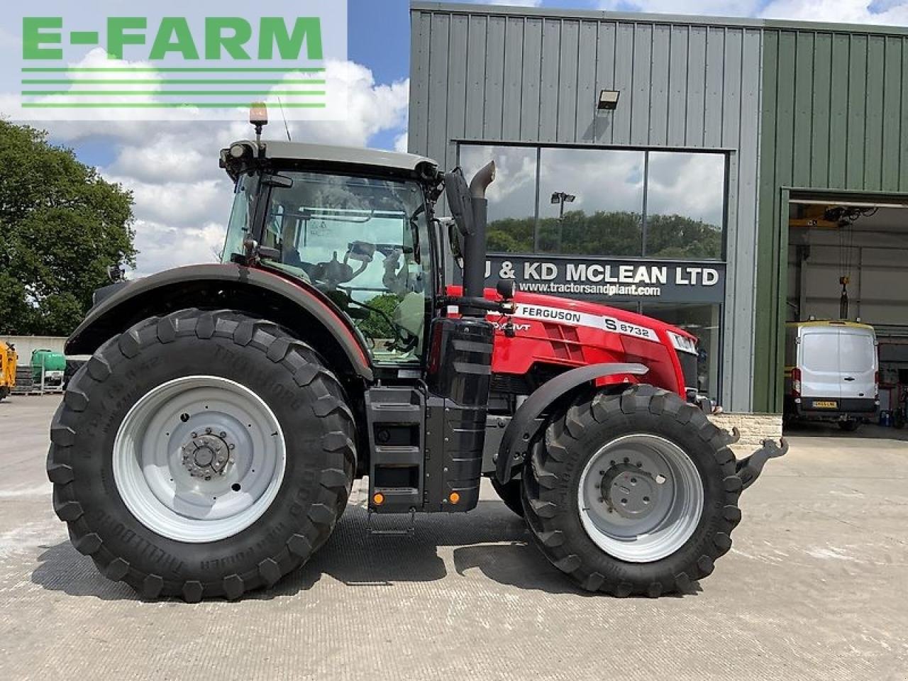 Traktor Türe ait Massey Ferguson 8732s tractor (st19370), Gebrauchtmaschine içinde SHAFTESBURY (resim 1)