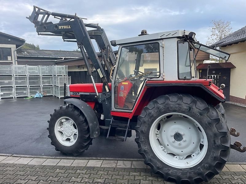 Traktor του τύπου Massey Ferguson MF 397 A Allradschlepper Frontlader Servolenkung baugleich Landini 8880 DT, Gebrauchtmaschine σε Niedernhausen OT Engenhahn (Φωτογραφία 8)