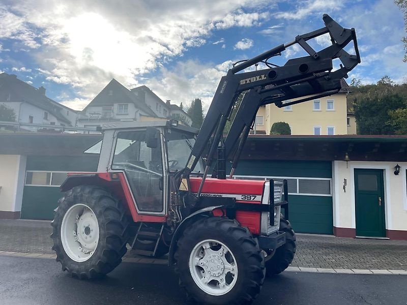 Traktor of the type Massey Ferguson MF 397 A Allradschlepper Frontlader Servolenkung baugleich Landini 8880 DT, Gebrauchtmaschine in Niedernhausen OT Engenhahn (Picture 1)