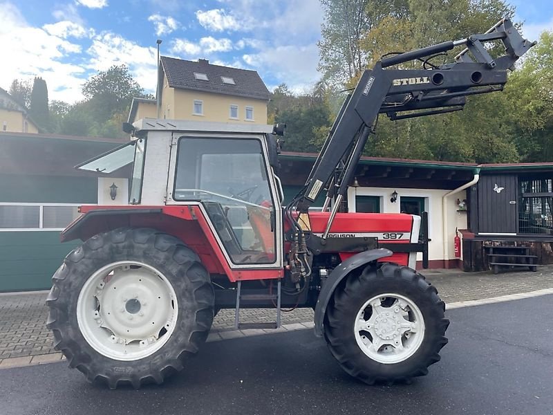 Traktor des Typs Massey Ferguson MF 397 A Allradschlepper Frontlader Servolenkung baugleich Landini 8880 DT, Gebrauchtmaschine in Niedernhausen OT Engenhahn (Bild 2)