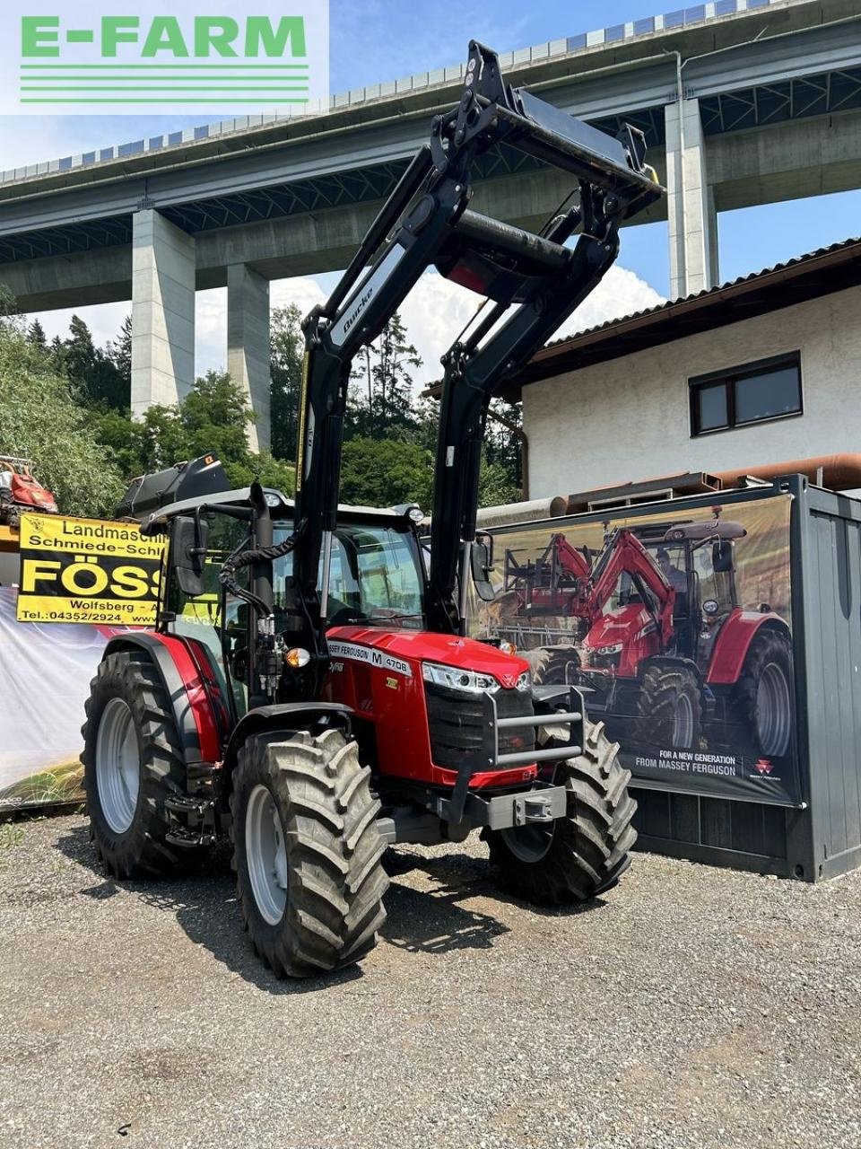 Traktor typu Massey Ferguson mf 4708 m kabine, Gebrauchtmaschine v WOLFSBERG (Obrázok 1)