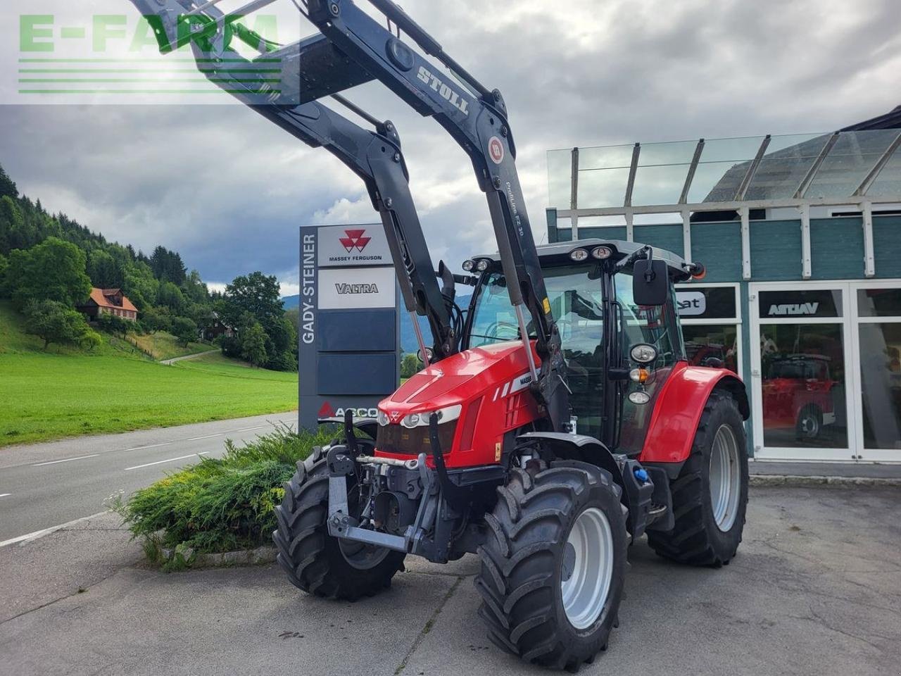 Traktor Türe ait Massey Ferguson mf 5710 sl dyna-4 efficient Efficient, Gebrauchtmaschine içinde NIEDERWÖLZ (resim 1)