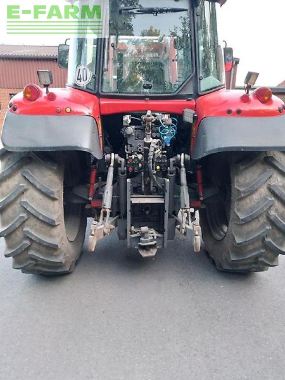 Traktor типа Massey Ferguson mf 6455 mit frontlader, frontzapfwelle, fronthydr., Gebrauchtmaschine в ROSENDAHL (Фотография 4)