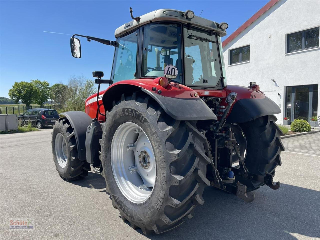 Traktor des Typs Massey Ferguson MF 6480 Dyna-6 Bereifung neu, Gebrauchtmaschine in Schierling (Bild 3)