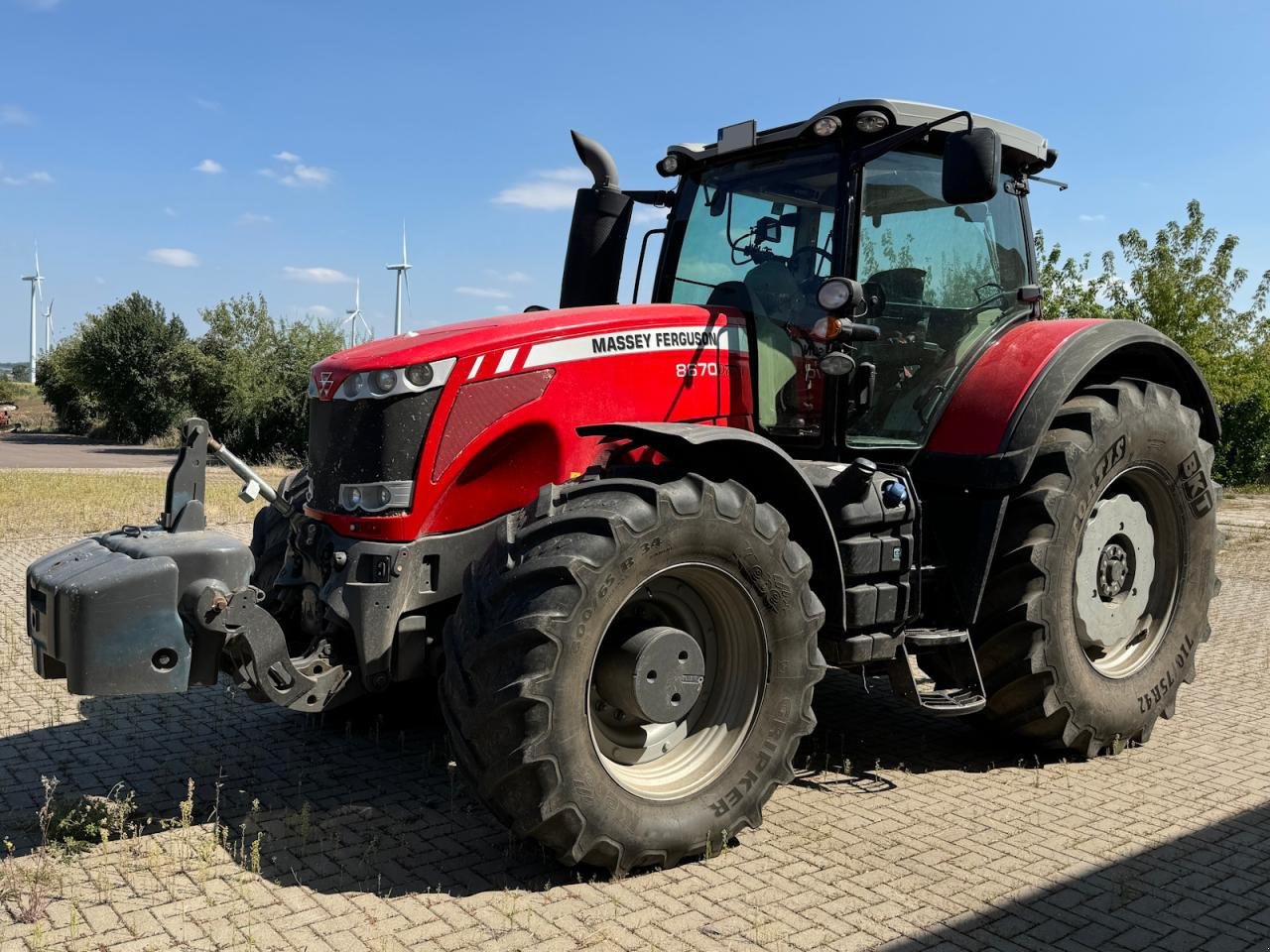 Traktor typu Massey Ferguson MF 8670 Dyna-VT, Gebrauchtmaschine w Könnern (Zdjęcie 1)