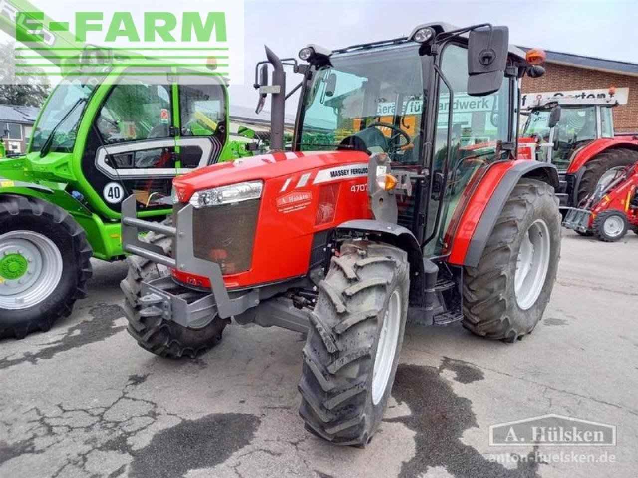 Traktor du type Massey Ferguson mf4707 cab 4wd, Gebrauchtmaschine en ROSENDAHL (Photo 1)