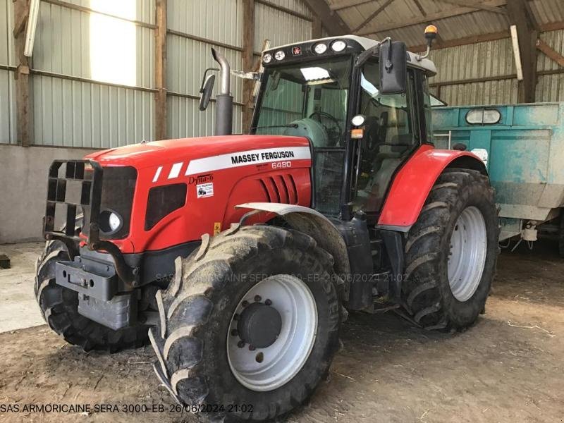 Traktor типа Massey Ferguson MF6480 ELITE, Gebrauchtmaschine в LANDIVISIAU