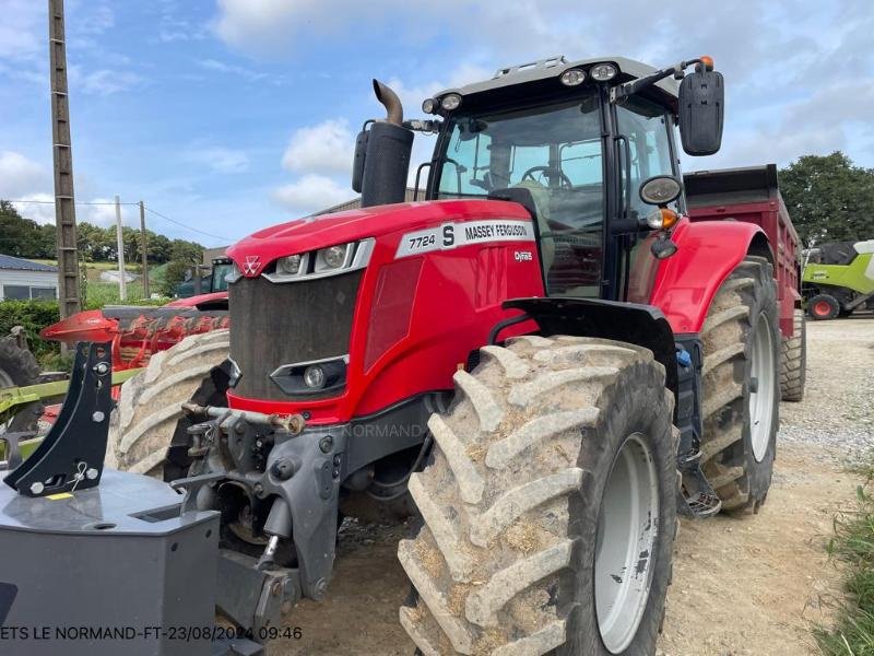 Traktor van het type Massey Ferguson MF7724S, Gebrauchtmaschine in JOSSELIN