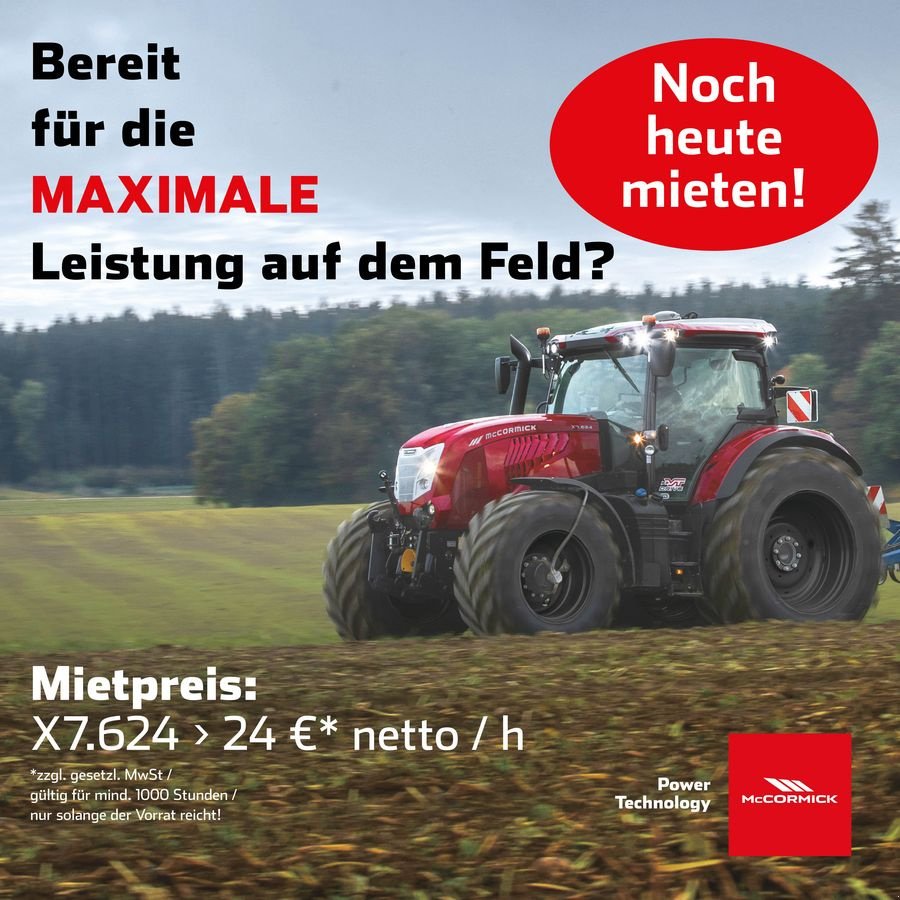 Traktor za tip McCormick X7.624 VT-Drive Stage V, Vorführmaschine u Oberweidelham (Slika 2)