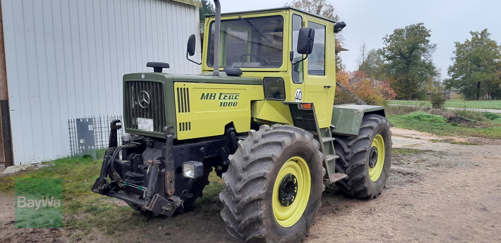 Traktor van het type Mercedes-Benz MB-Trac 1000, Gebrauchtmaschine in Ansbach (Foto 1)