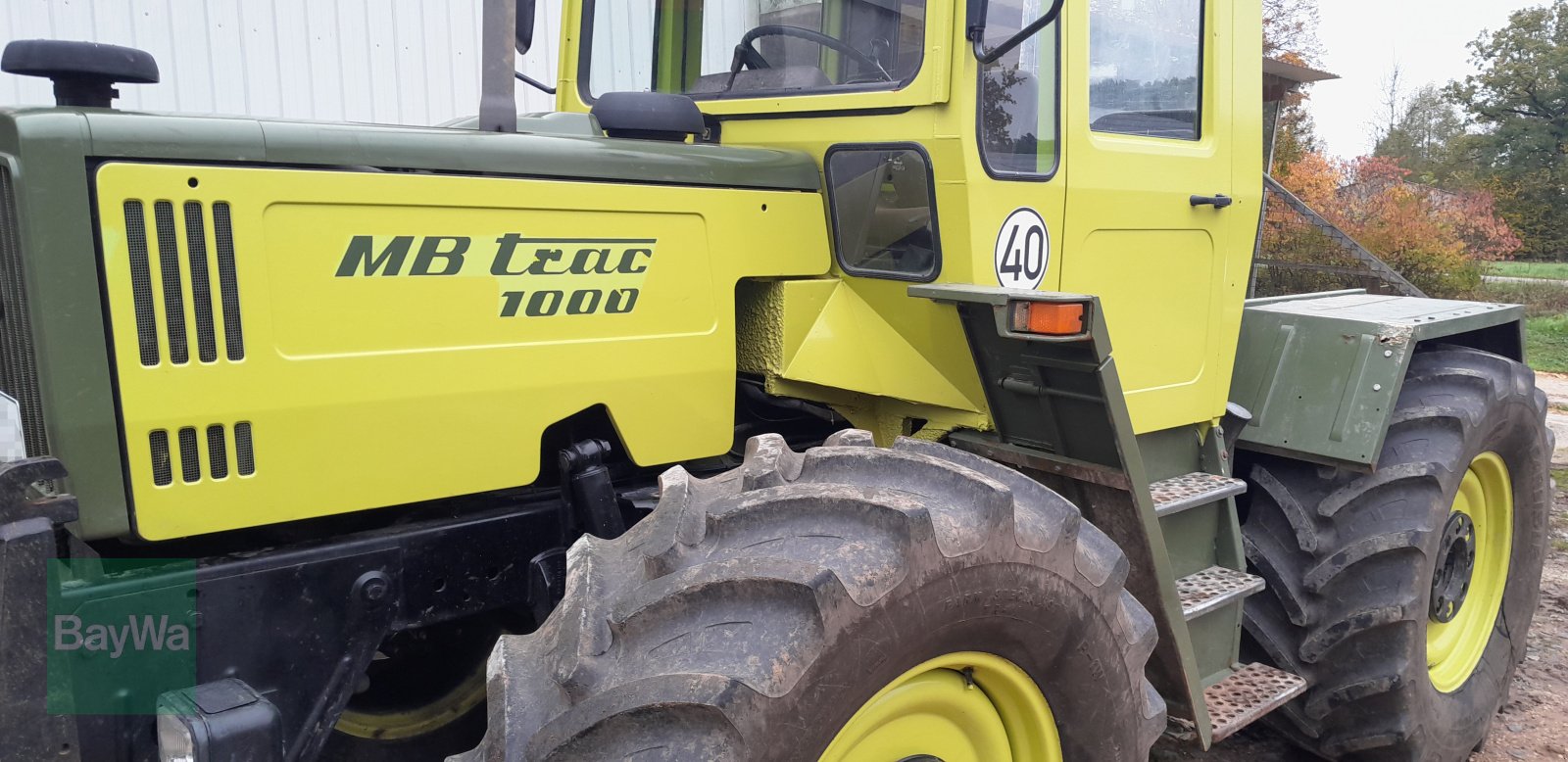 Traktor van het type Mercedes-Benz MB-Trac 1000, Gebrauchtmaschine in Ansbach (Foto 4)