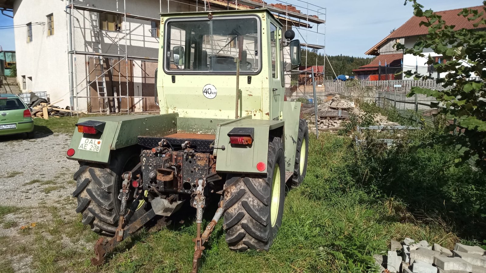 Traktor Türe ait Mercedes-Benz MB-Trac 700 G, Gebrauchtmaschine içinde Günzach (resim 8)