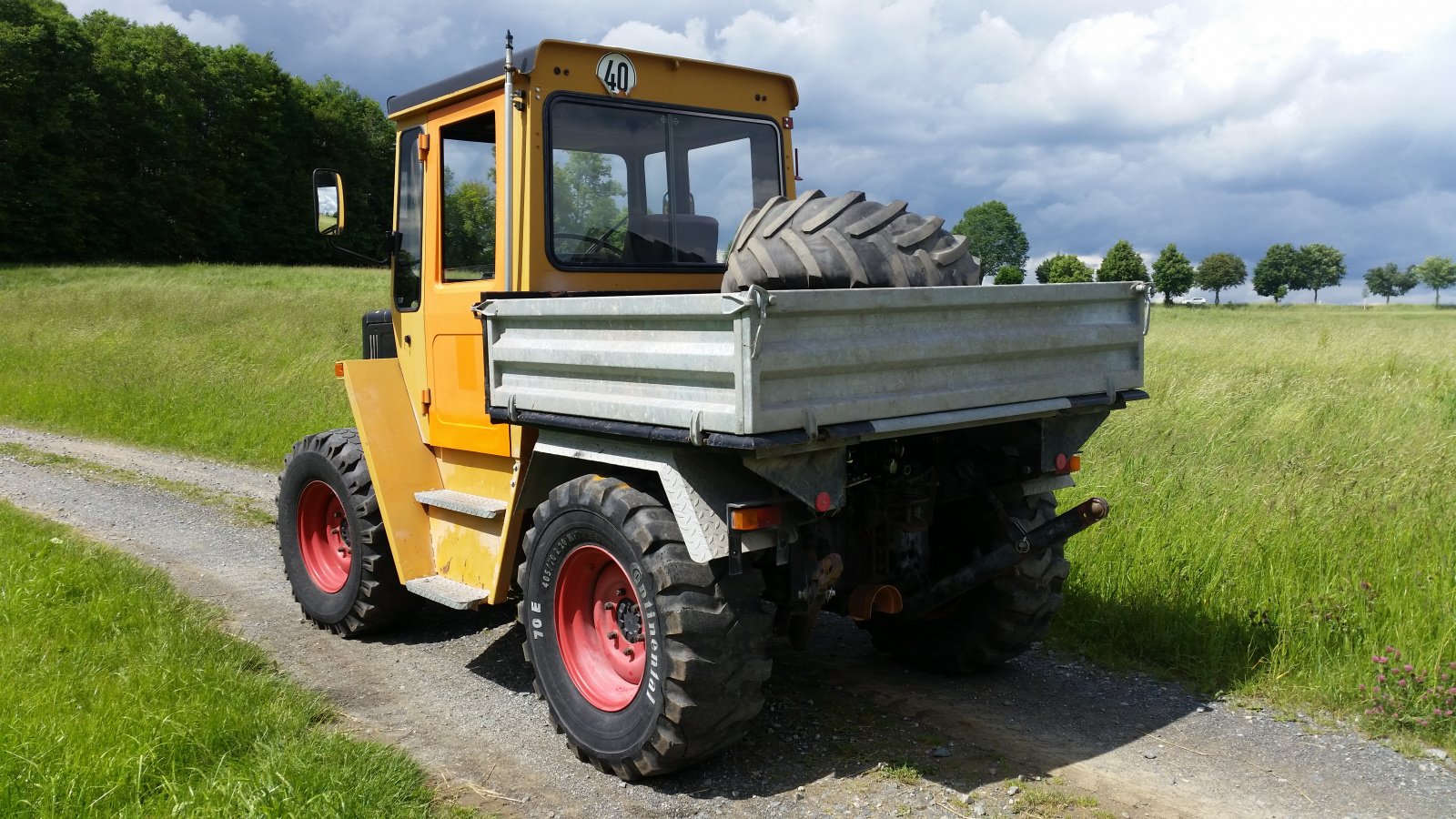 Traktor του τύπου Mercedes-Benz MB-Trac 700 K, Gebrauchtmaschine σε Reuth (Φωτογραφία 5)