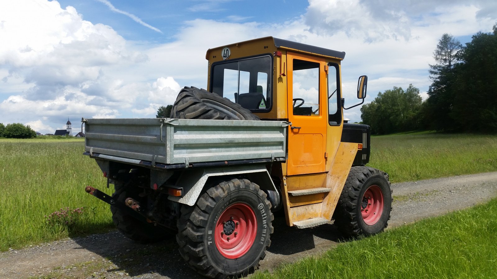 Traktor του τύπου Mercedes-Benz MB-Trac 700 K, Gebrauchtmaschine σε Reuth (Φωτογραφία 8)