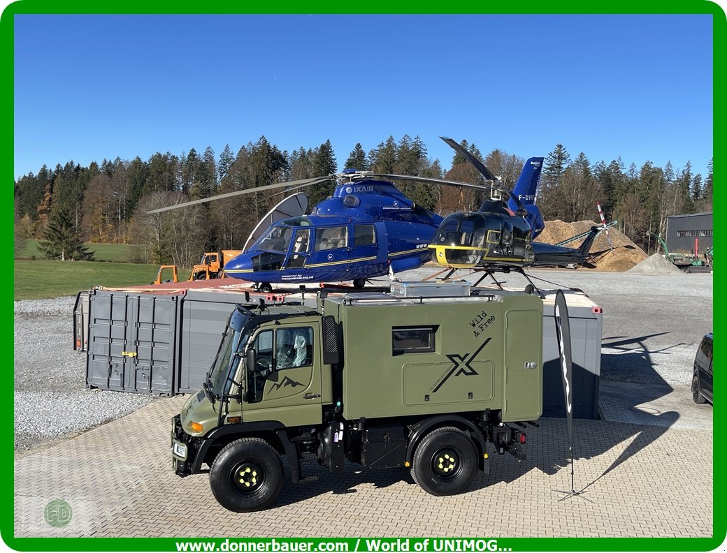 Traktor van het type Mercedes-Benz Unimog mit Wohnkoffer und Pritsche, Gebrauchtmaschine in Hinterschmiding (Foto 13)