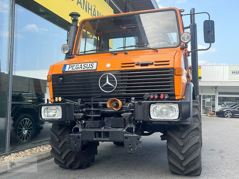 Traktor du type Mercedes-Benz Unimog U 1600 Vollagrar 1.Hand Kipper  90km/h, Gebrauchtmaschine en Gevelsberg (Photo 1)