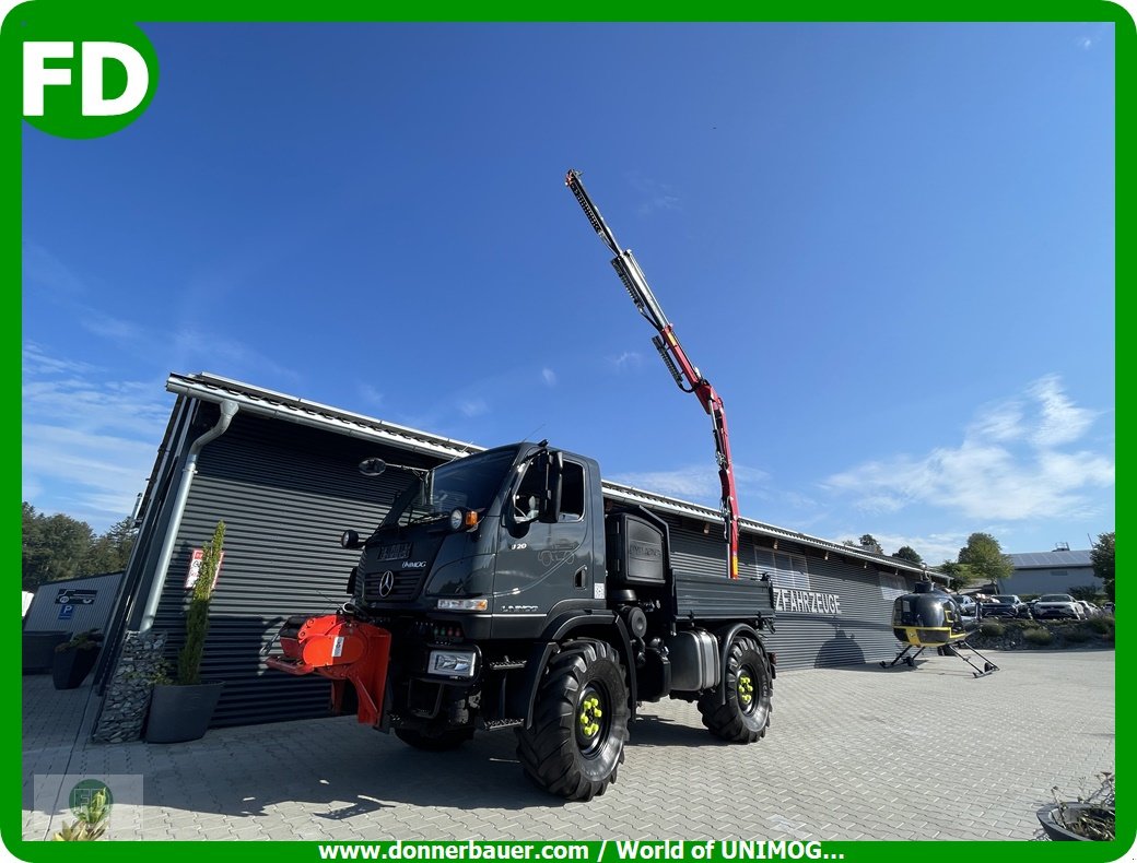 Traktor от тип Mercedes-Benz Unimog U20, 7500 kg, Mini Unimog, Option mit Kran, Agrar , 60 km/h, Gebrauchtmaschine в Hinterschmiding (Снимка 3)