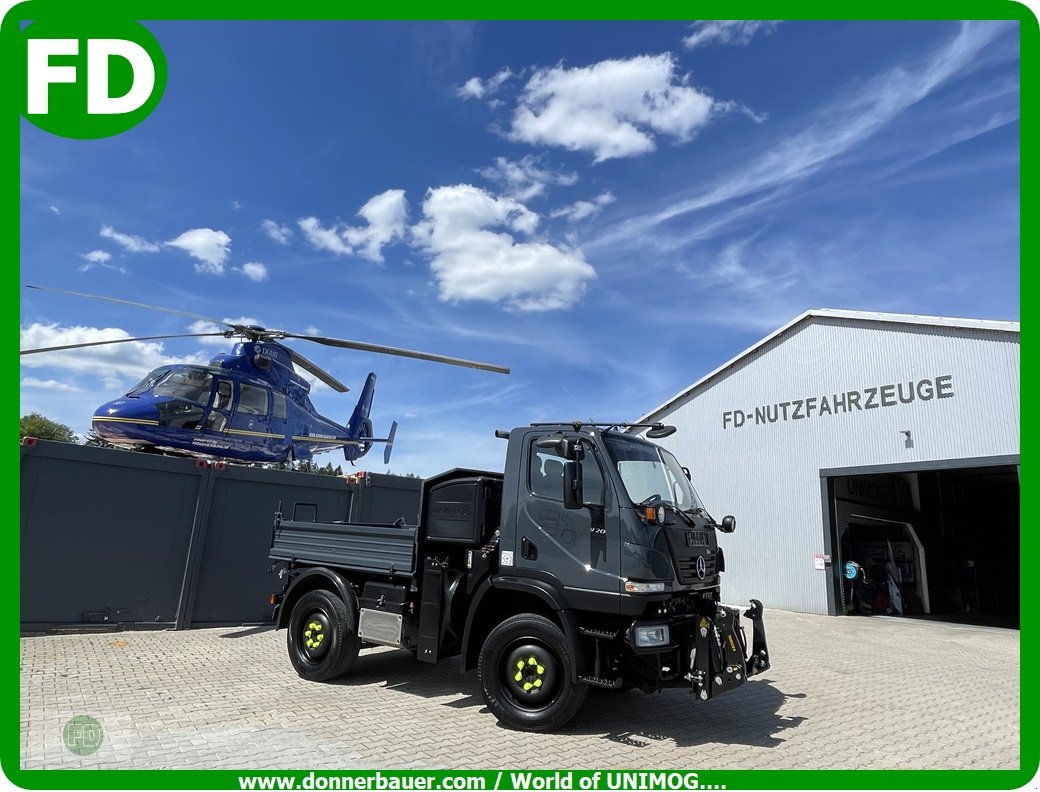 Traktor του τύπου Mercedes-Benz Unimog U20 / klein und wendig / Agrar oder Ladekran / Finanzierung mgl., Gebrauchtmaschine σε Hinterschmiding (Φωτογραφία 1)