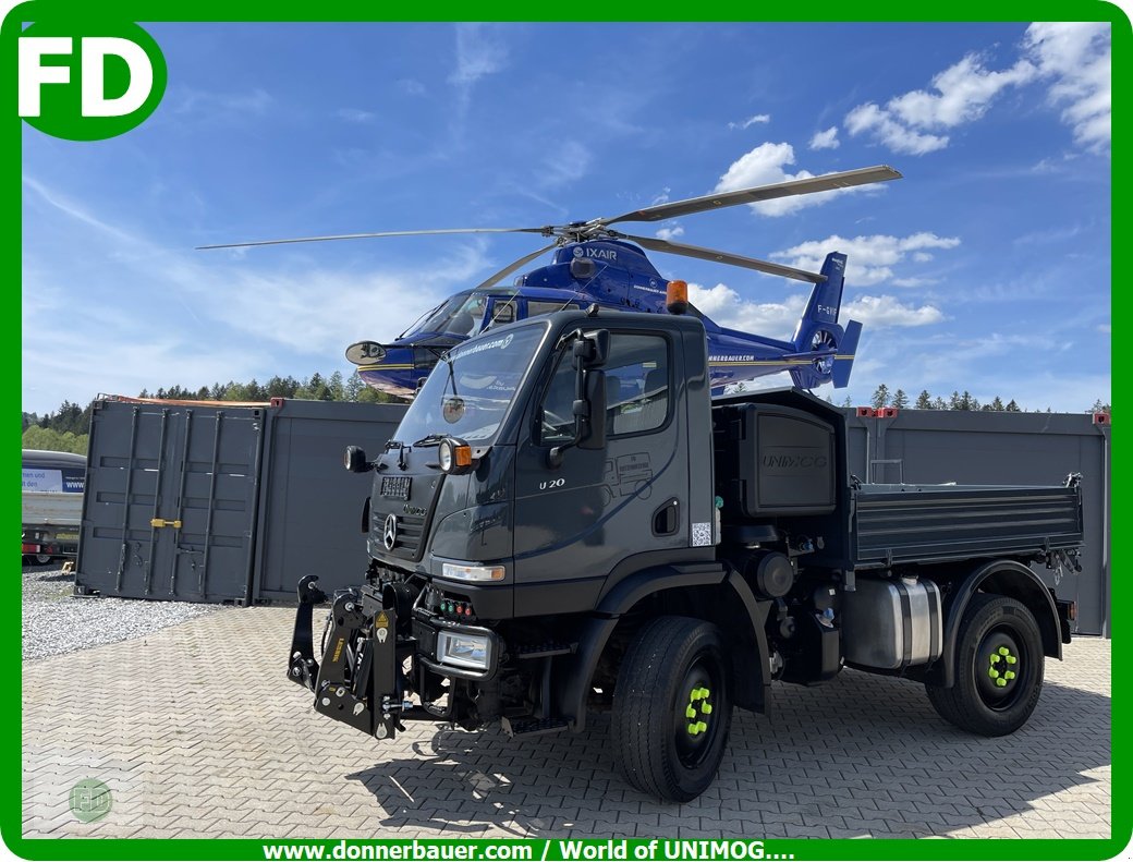 Traktor типа Mercedes-Benz Unimog U20 / klein und wendig / Agrar oder Ladekran / Finanzierung mgl., Gebrauchtmaschine в Hinterschmiding (Фотография 4)