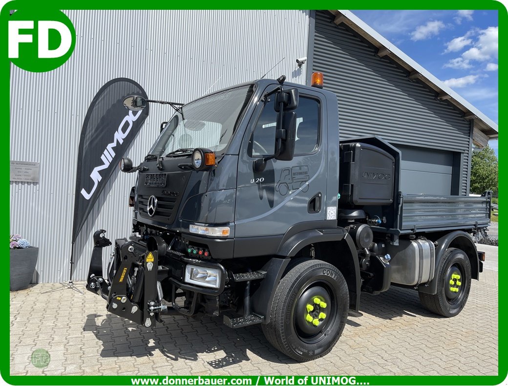 Traktor typu Mercedes-Benz Unimog U20 / klein und wendig / Agrar oder Ladekran / Finanzierung mgl., Gebrauchtmaschine w Hinterschmiding (Zdjęcie 5)