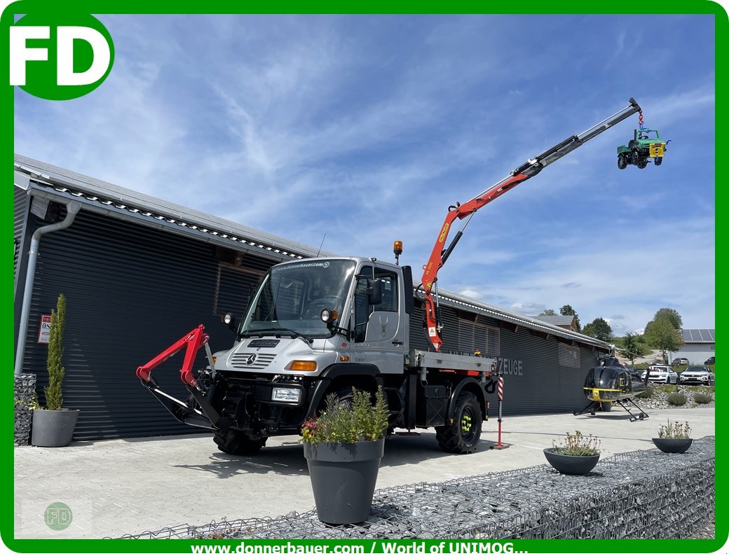 Traktor typu Mercedes-Benz Unimog U300 Agrar mit Kran , 1a Zustand , Rarität , 7500 kg, Gebrauchtmaschine w Hinterschmiding (Zdjęcie 5)